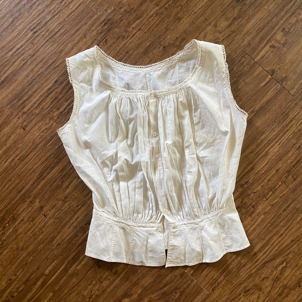 Vintage corset cover top
